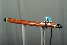 Red Mallee Burl Native American Flute, Minor, Low E-4, #L56E (3)